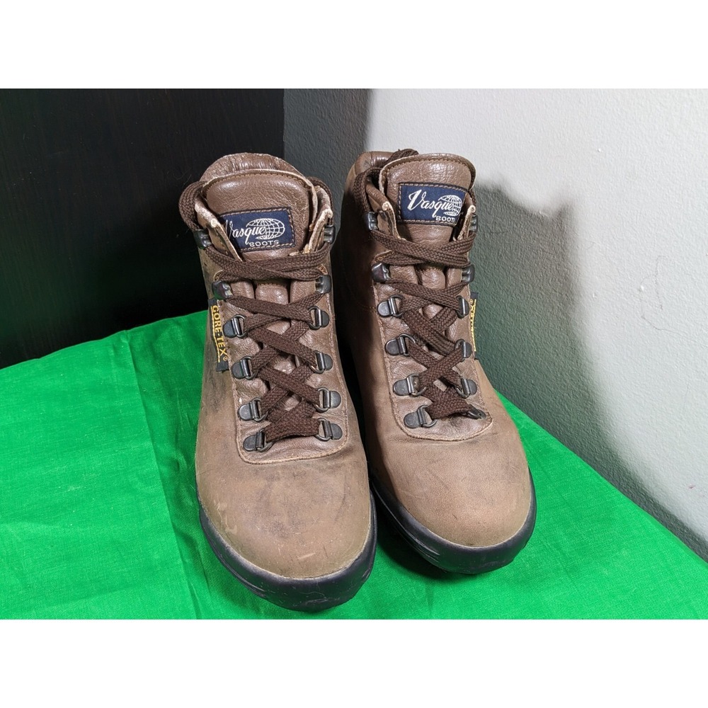 Vasque Sundowner Leather Boots GoreTex Skywalk 7935 Made in Italy Mens Size 5.5 - Picture 9 of 9
